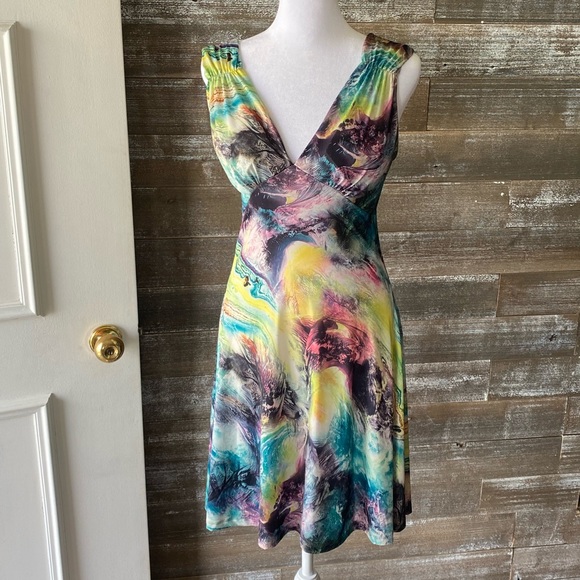 Who’s ready for Summer? Ladies Multicolor Dress Size Large - Picture 1 of 2